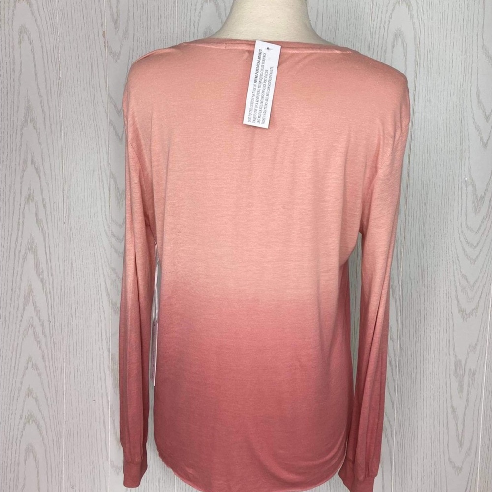 Young Fabulous & Broke Pink Tie Dye Long Sleeve Top NEW with Tags - Picture 13 of 15